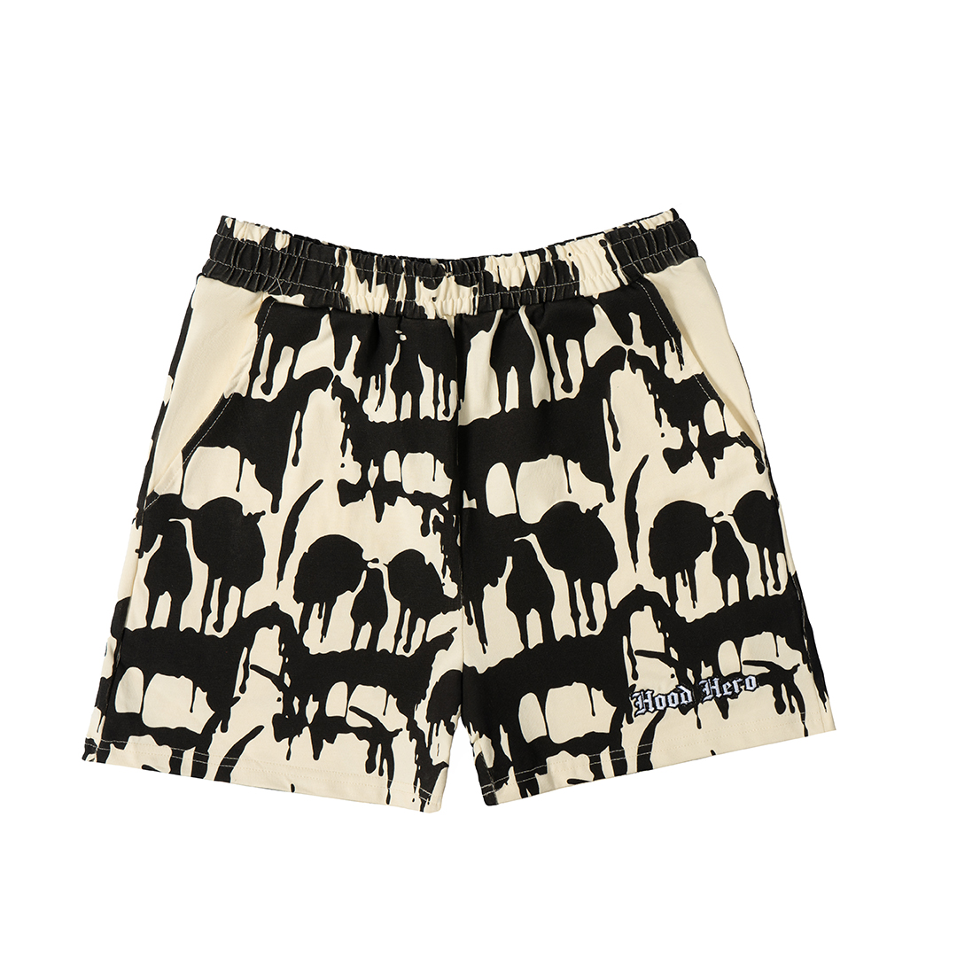 Shorts Skull - Cream